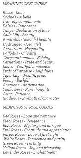 Some Flowers Meanings Book Writing Tips Words Flower Meanings