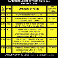 Carbon Monoxide Effects