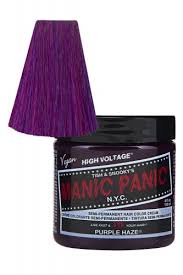 Experts say that the product from arctic fox is good for both dark and light color locks. Manic Panic Hair Dye Deep Purple Dream Classic Cream Formula