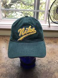 Nike Hat Strapback Vintage 90s Ducks Swoosh Green Cap Nike Nike Hat Green Cap Hats