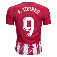 To download atletico madrid kits and logo for your dream league soccer team, just copy the url above the image, go to my club > customise team > edit kit > download and paste the url here. Atletico Madrid 17 18 Home Jersey Fernando Torres 9 Buy Atletico Madrid Jersey Strabanesoccerjerseys Com