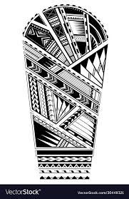 Sleeve Tattoo Ornament In Maori Tribal Art Style Download A Free Preview Or High Qual Polynesian Tattoo Sleeve Tribal Sleeve Tattoos Polynesian Tribal Tattoos