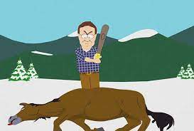 The Playful Spirit Beating A Dead Horse