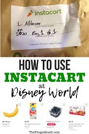 Instacart Disney World Grocery Delivery To Your Hotel Disney World Hotels Disney World Tips And Tricks Disney World