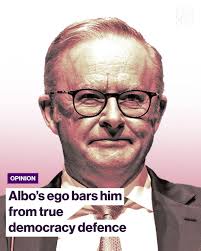 CAMERON MILNER: The irony of Anthony Albanese being the shining light of  modern democracy is that he's just so weak when it comes to actually  governing. 𝙍𝙀𝘼𝘿: https://buff.ly/DiOawmm