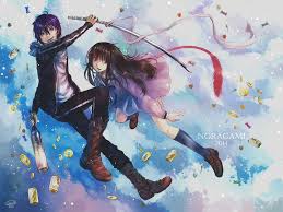 Hiyori And Yato Noragami Yato Noragami Anime