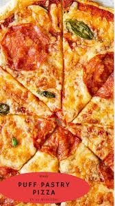 Puff Pastry Pizza Recipe Puff Pastry Pizza Puff Pastry Recipes Dinner Dinner Dishes