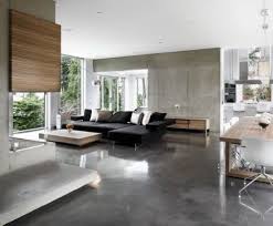 Vancouver Area Living W Smooth Concrete Floors By Concrete Interiors Concrete Floors Living Room Home