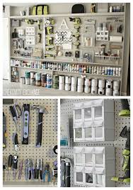 Organizing The Garage With Diy Pegboard Storage Wall