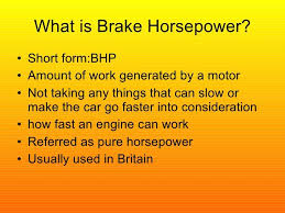 brake horsepower british dictionary cars dictionary