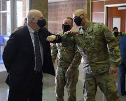 Team Buckley showcases mission during SecAF visit > Nellis Air Force Base >  News