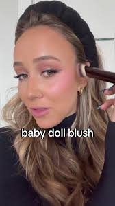 the baby doll blush technique 💘 @kevikodra is @Nudestix global makeup  artist and taught me this technique that we’re seeing a lot