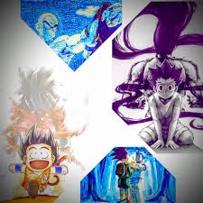 Kid Goku V Gon Kid Goku Hunter X Hunter Kids