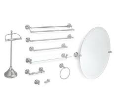 Browse our great low prices & discounts on the best bathroom sets bathroom essentials. Sage Brushed Nickel Mirror Dn6892bn Brushed Nickel Mirror Bathroom Accessory Set Towel Bar