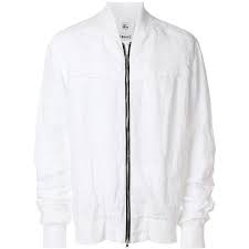 Black And White Bomber Jacket Mens Lost Found Rooms Long Sleeved Bomber Jacket 467 Liked On Polyvore Featuring Men S Fashion Men S Clo Mens Linen Jackets White Bomber Jacket Mens Jackets