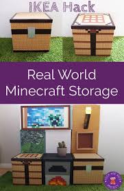 making real world minecraft from ikea storage boxes minecraft room minecraft bedroom minecraft bedroom decor