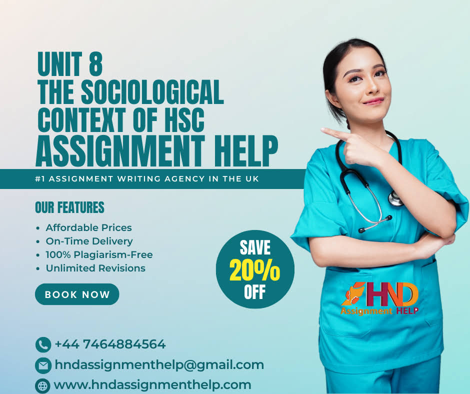 Unit 8 The Sociological Context of HSC Assignment Help product image