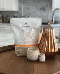It's like coffee, but better! Arbonne Pumpkin Spice Protein Recipes Gluten Free Vegan Smart Mom Blogger Work From Home Mom Lifestyle Blog