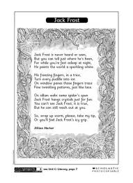 Jack Frost Poem For Kids Poem About Jack Frost To Introduce A Wintry Theme To Work About The Winter Poems Jack Frost Jack Frost Quotes