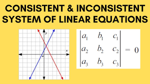 Consistent Inconsistent System Of Linear Equations Application Of Determinants Part 4 Youtube