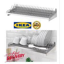 This page is about ikea dish drainer,contains ikea grundtal dish drainer 3d models,ikea dish drying rack,ikea fintorp nickel plated dish drainer,ikea dish drying rack and more. Ikea Kungsfors Stainless Steel Wall Hanging Drainer Rak Pinggan Gantung Shopee Malaysia
