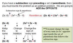 The presenter works several polynomial addition and subtraction problems and shows pupils how to check the answer using the table function in a graphing calculator. Unit 5 4 Subtracting Polynomials Junior High Math Virtual Classroom