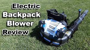 Hart 40v Backpack Blower Review Electric Leaf Blower Youtube