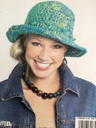 Crochet HIP HATS, 7 Designs, Leisure Arts #3908, Women's Hats, Needlecraft,  Yarn, 2006