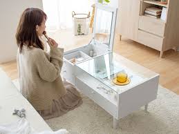 テーブルドレッサー リーズ 本体完成品 公式 北欧インテリア 家具の通販エア リゾーム インテリア 家具 ドレッサー 狭い部屋 インテリア