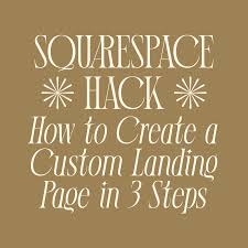 In pages on your mac, add a color, gradient, or image to the background of pages and to page templates in page layout documents. Squarespace Hack How To Create A Custom Landing Page In 3 Steps Incandescent Creative