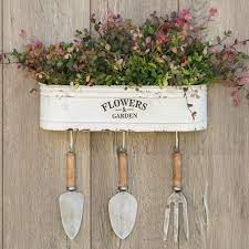 Hanging Garden Tools Metal Planter Hanging Garden Garden Tools Garden Tools Decor