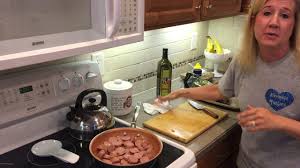 Instead of pork sausages, she uses chicken ones, and she repl. Easy Weeknight Dinner Aidells Chicken Sausage Youtube