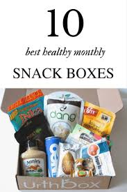 Healthy Snacks Delivered 10 Best Subscription Boxes For Offices Home Healthy Subscription Box Healthy Snacks Subscription Monthly Snack Box