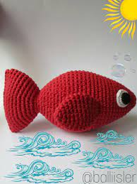 Kirmizi Balik Amigurumi Teknigine Yeni Baslayanlarin Dahi Kolaylikla 1 Gun Icinde Orebilecegi Pratik Bir Orgu Model Amigurumi Elisi Fikirleri Boncuklu Desenler
