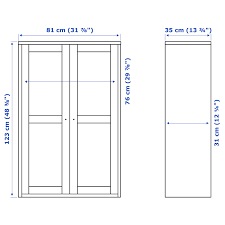 Browse the clearance event below: Havsta Grey Glass Door Cabinet 81x35x123 Cm Ikea