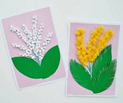 поделки для мам на 8 марта в средней группе Pin Ot Polzovatelya Jirina Vanickova Na Doske Cards Vesennie Podelki Detskie Podelki Samodelnye Otkrytki