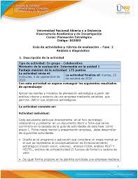 El pest seguramente ayudará a identificar podemos determinar que el análisis peste es una herramienta de gran utilidad para comprender desarrollo de productos y servicios que consumieran los norteamericanos desde casa. Guia De Actividades Y Rubrica De Evaluacion Fase 2 Analisis Y Diagnostico Docsity