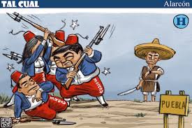 Actividades para niños del 5 de mayo. La Batalla De Puebla Monoaureo