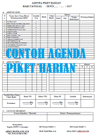 Siapa yang membuat buku piket sekolah? Format Agenda Piket Harian Guru Dan Siswa Di Sekolah Versi Excel Excel Berkas Sekolah