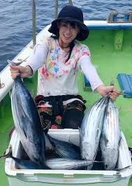 柳野玲子 カツオ 釣りガール 釣り