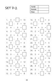 Siti mengikat 207 batang pens sama banyak pada 9 ikatan. Ready Stock Buku Latihan Bijak Matematik Simply Vengers Tambah Dan Tolak 1000 Soalan Latih Tubi Shopee Malaysia