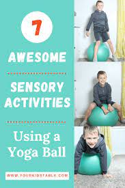 Practicing these type of activities with the kids is good as here they can actually feel their name. 7 Easy Sensory Activities Using A Therapy Ball Your Kid S Table