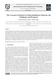 Pdf The Concept Of Muhibah In Nation Building In Malaysia The Challenges And Prospects