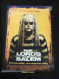 Rob Zombie LORDS OF SALEM movie poster Original DS One sheet YELLOW VARIANT  | eBay
