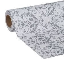 Black And White Contact Paper Walmart Duck Brand Smooth Top Non Adhesive Shelf Liner 20 Quot X 6 39 Grey Damask Walmart Com Shelf Liner Non Adhesive Shelf Liner Drawer Liner