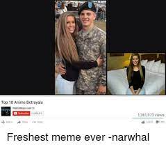 Top 10 Anime Betrayals Memes