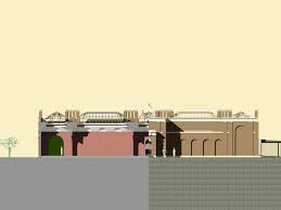 Dulwich Gallery Sectional Elevation Front Pearltrees Dulwich Picture Gallery Architecture Design Gallery