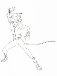 Miraculous Ladybug New Coloring Pages Cat Noir Ladybug Coloring Page Miraculous Ladybug Ladybug