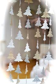 Vintage French Books From Our Local Bibliotheque Red And White Cotton Thread For Christmas Window Decorations Christmas Tree Garland French Christmas Tree