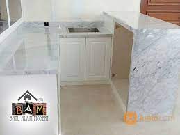 Membuat marmer & granite untuk table top, tangga, table kitchen set, bath up, dll. Granit Marmer Top Table Kitchen Set Palembang Palembang Jualo